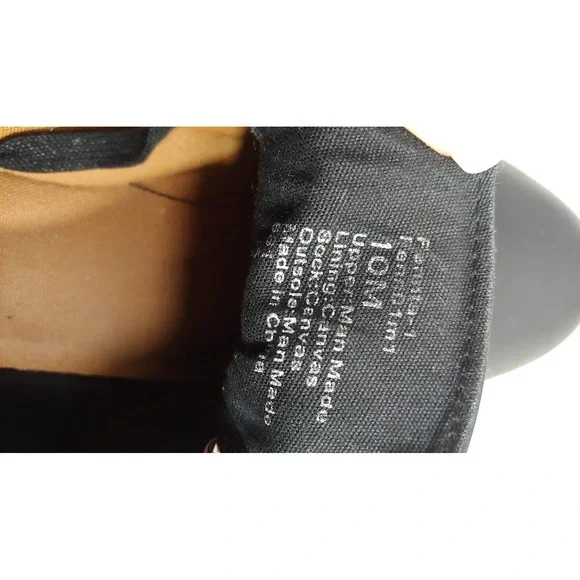 Steve Madden Men Black Tan Casual Sneakers Low Top Lace Up Shoes 10M - Picture 7 of 9